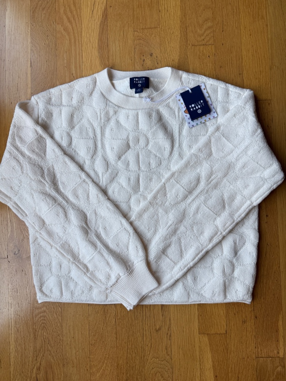 Roller Rabbit Daisy Floral Terry Crewneck